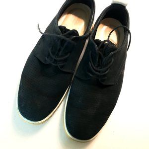 Ecco Crepetray Tie Oxford Unisex size 9 - Black Nubuck leather